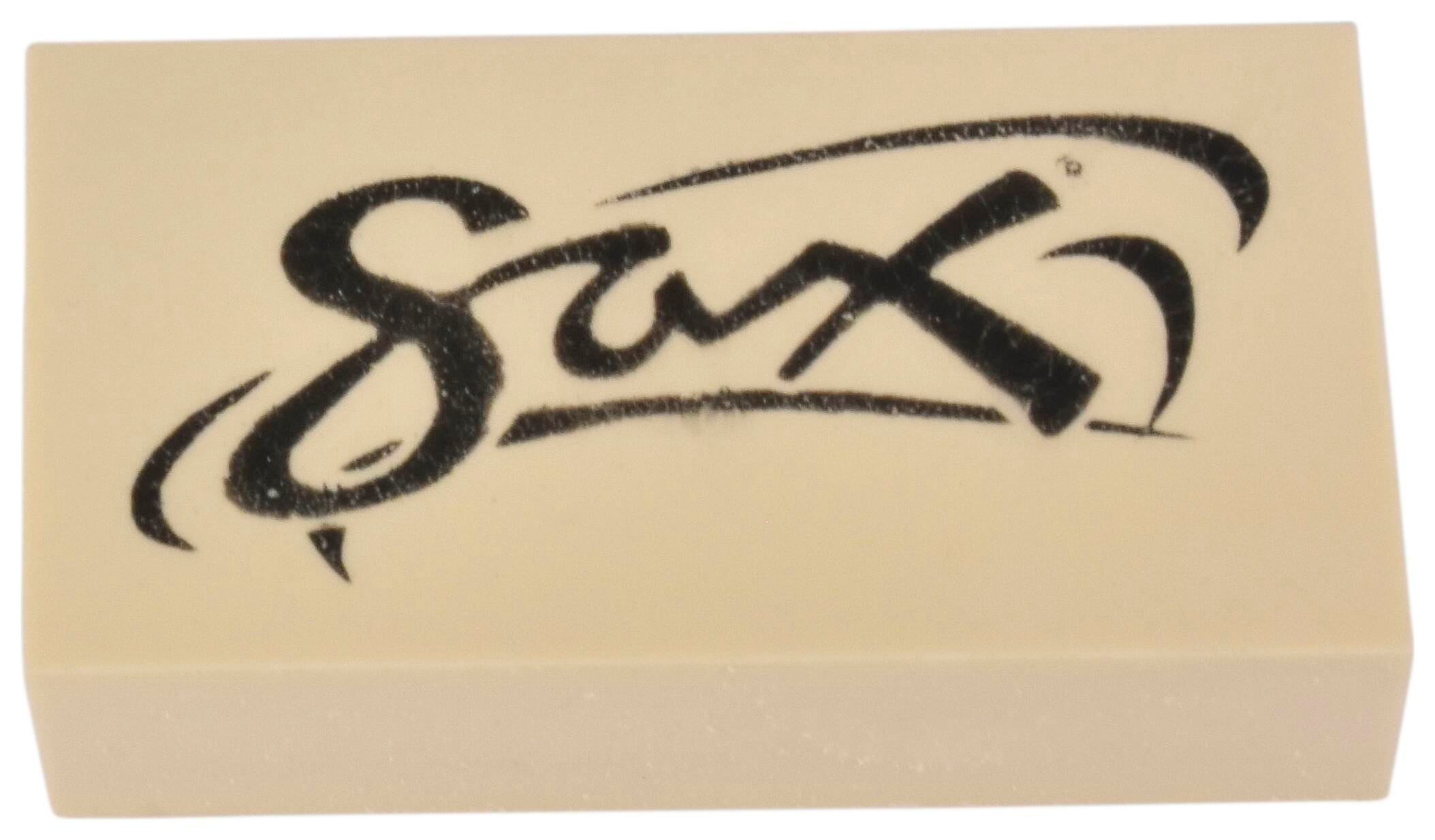 Sax Non-Abrasive Soap Erasers, 2 x 1 x 1/2 Inches, White, Pack of 12 438485